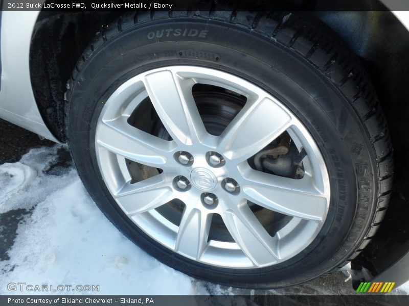 Quicksilver Metallic / Ebony 2012 Buick LaCrosse FWD