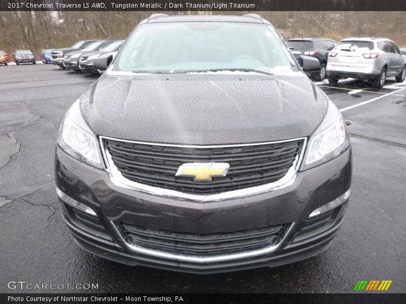 Tungsten Metallic / Dark Titanium/Light Titanium 2017 Chevrolet Traverse LS AWD