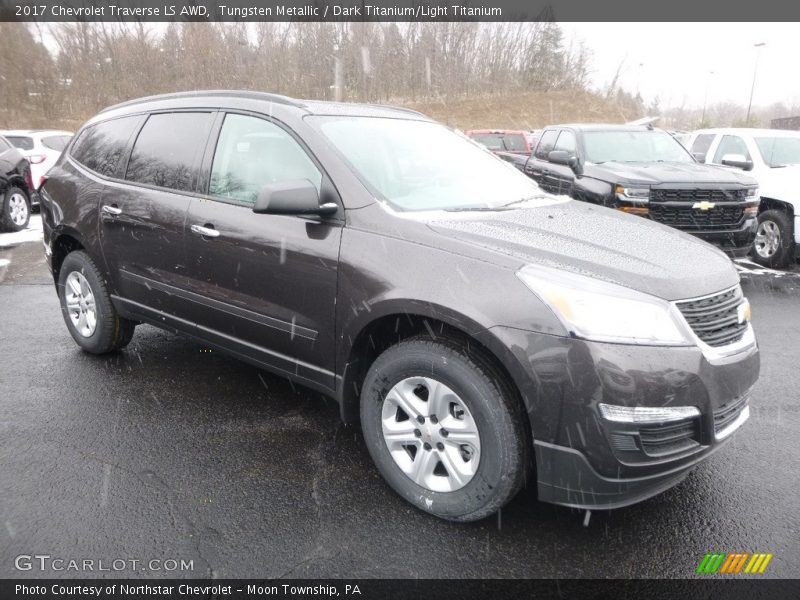 Tungsten Metallic / Dark Titanium/Light Titanium 2017 Chevrolet Traverse LS AWD