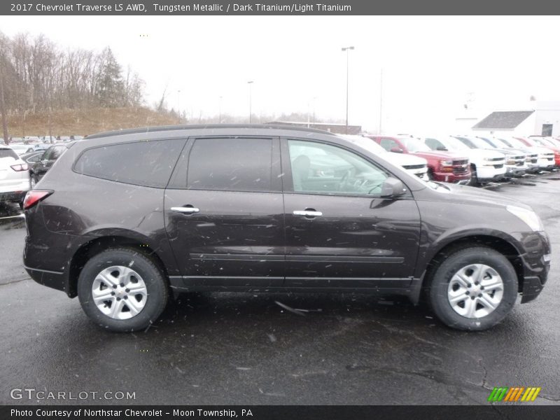 Tungsten Metallic / Dark Titanium/Light Titanium 2017 Chevrolet Traverse LS AWD