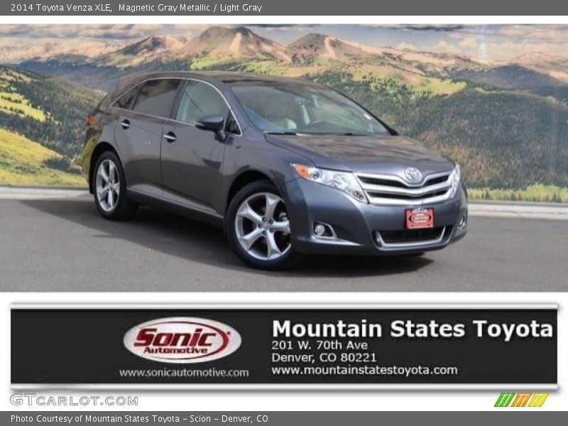 Magnetic Gray Metallic / Light Gray 2014 Toyota Venza XLE