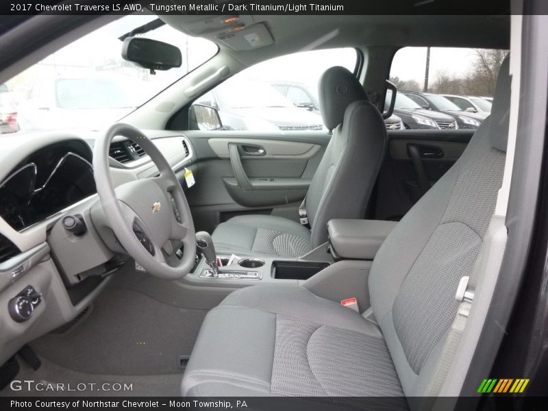 Tungsten Metallic / Dark Titanium/Light Titanium 2017 Chevrolet Traverse LS AWD