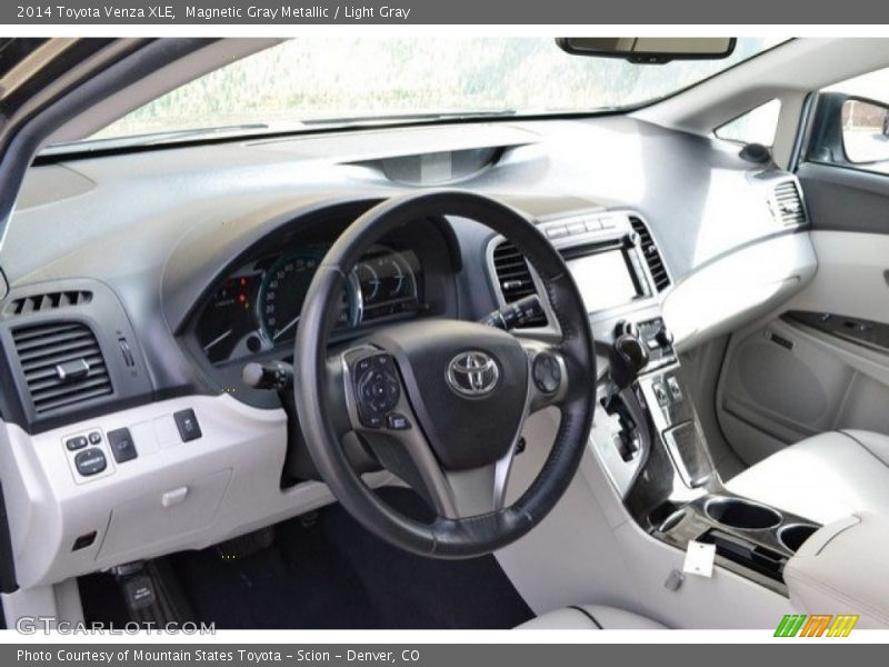 Magnetic Gray Metallic / Light Gray 2014 Toyota Venza XLE
