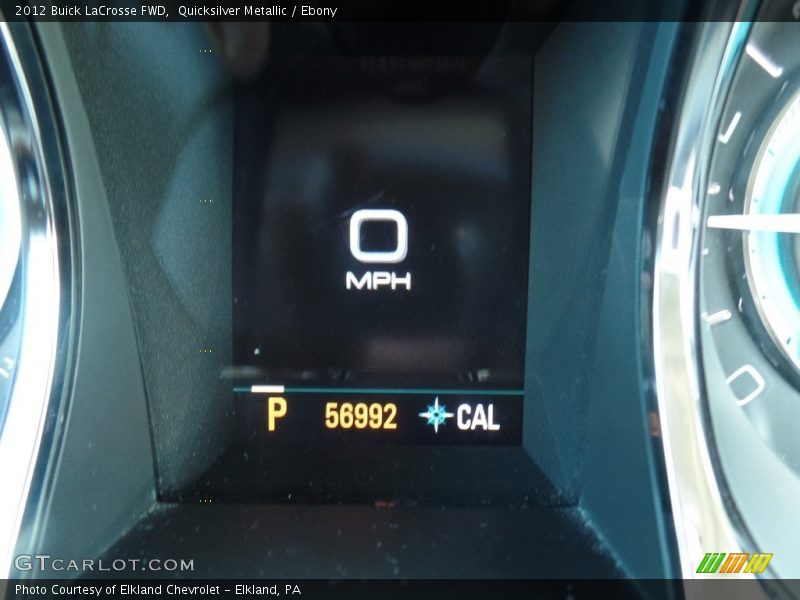 Quicksilver Metallic / Ebony 2012 Buick LaCrosse FWD