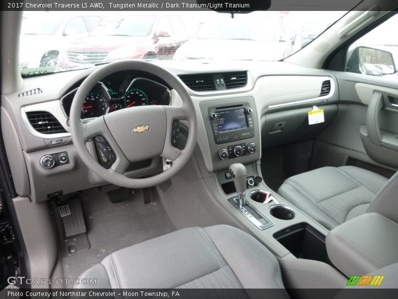 Tungsten Metallic / Dark Titanium/Light Titanium 2017 Chevrolet Traverse LS AWD