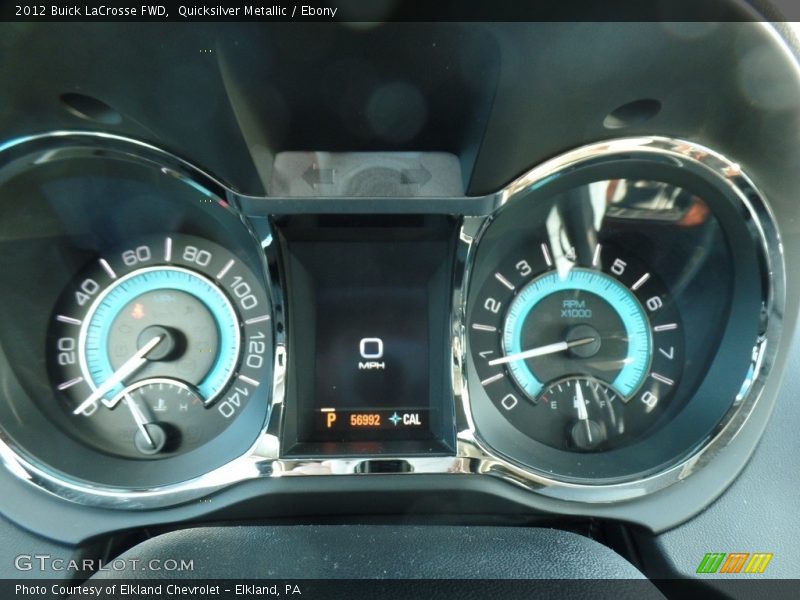 Quicksilver Metallic / Ebony 2012 Buick LaCrosse FWD