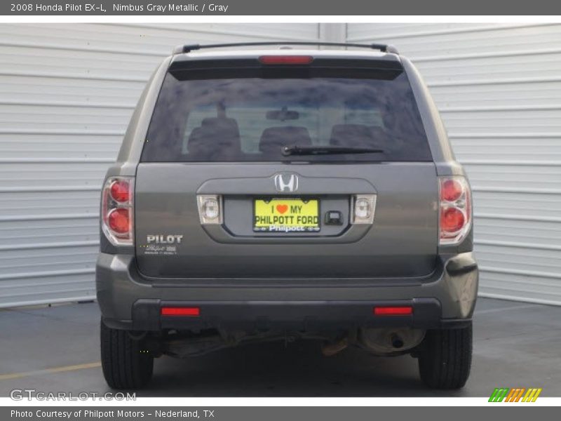 Nimbus Gray Metallic / Gray 2008 Honda Pilot EX-L