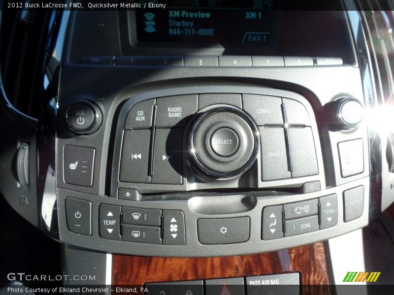 Quicksilver Metallic / Ebony 2012 Buick LaCrosse FWD
