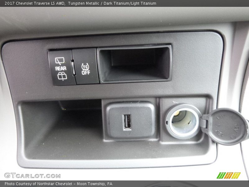 Tungsten Metallic / Dark Titanium/Light Titanium 2017 Chevrolet Traverse LS AWD