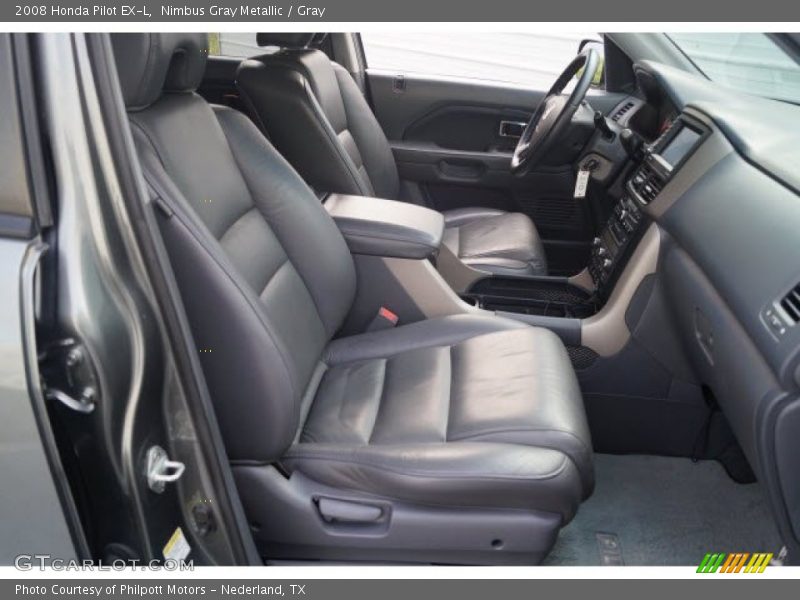 Nimbus Gray Metallic / Gray 2008 Honda Pilot EX-L