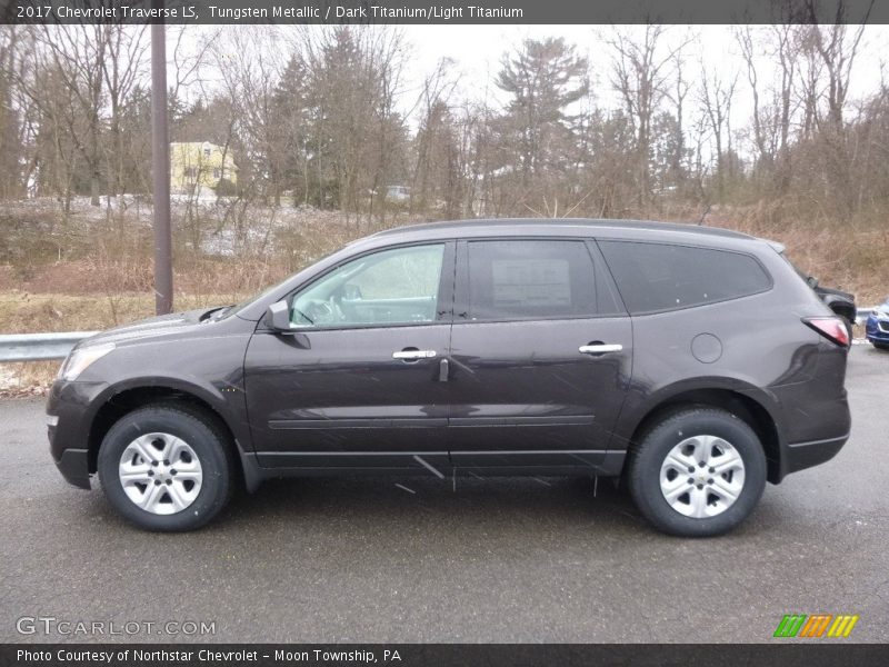 Tungsten Metallic / Dark Titanium/Light Titanium 2017 Chevrolet Traverse LS