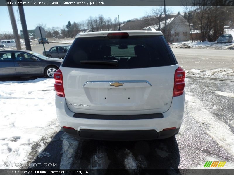 Summit White / Jet Black 2017 Chevrolet Equinox LT AWD