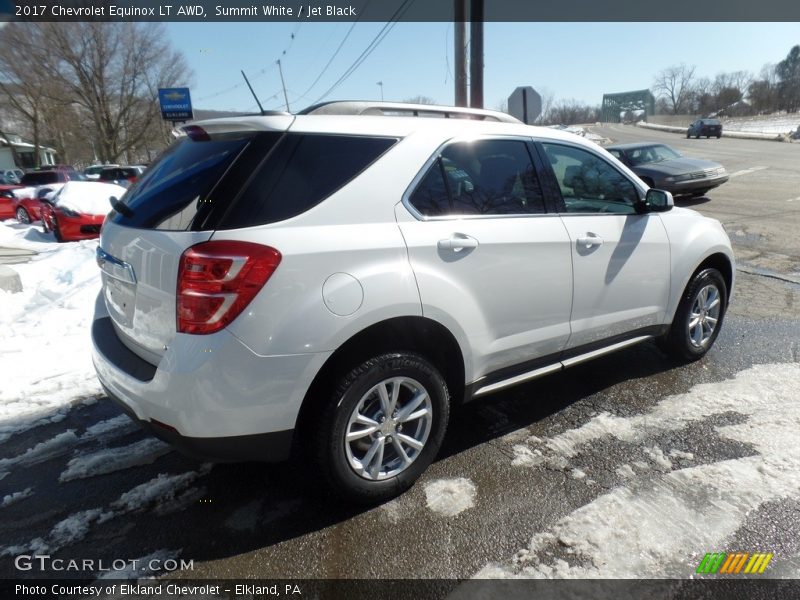 Summit White / Jet Black 2017 Chevrolet Equinox LT AWD