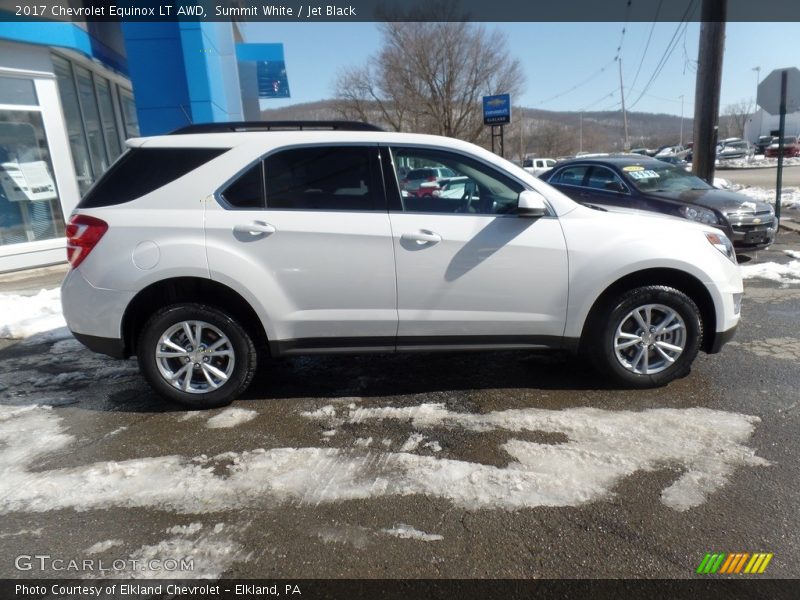 Summit White / Jet Black 2017 Chevrolet Equinox LT AWD