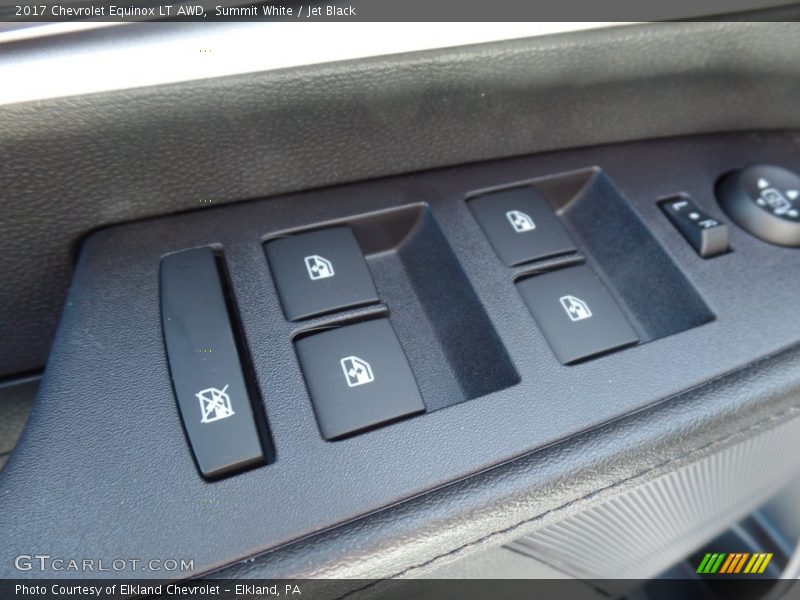Summit White / Jet Black 2017 Chevrolet Equinox LT AWD