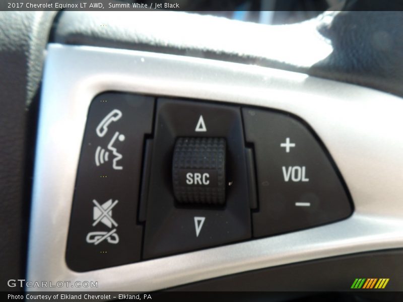 Summit White / Jet Black 2017 Chevrolet Equinox LT AWD