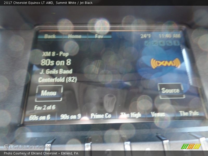 Summit White / Jet Black 2017 Chevrolet Equinox LT AWD