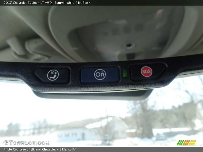 Summit White / Jet Black 2017 Chevrolet Equinox LT AWD