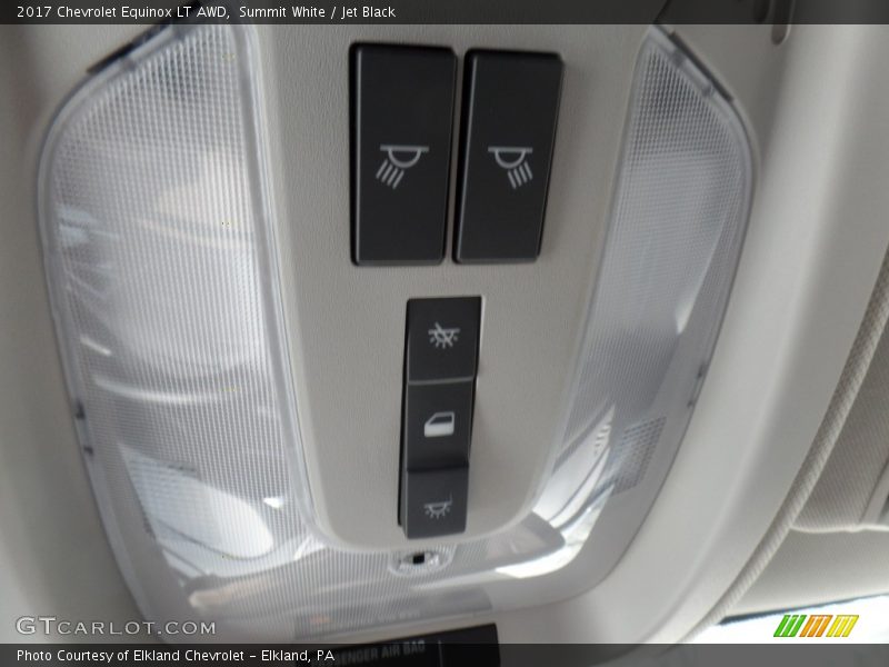 Summit White / Jet Black 2017 Chevrolet Equinox LT AWD