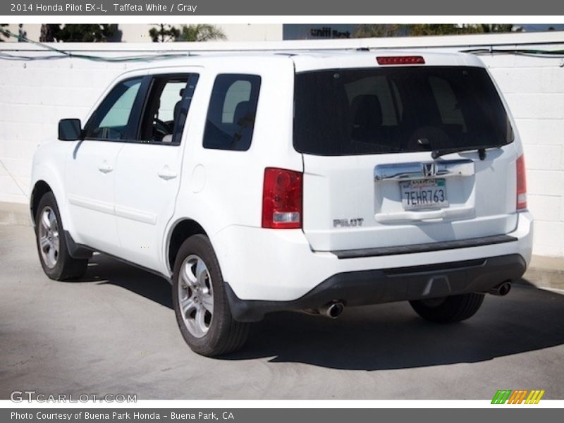 Taffeta White / Gray 2014 Honda Pilot EX-L