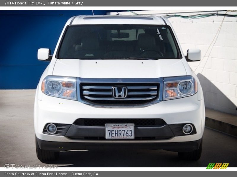 Taffeta White / Gray 2014 Honda Pilot EX-L