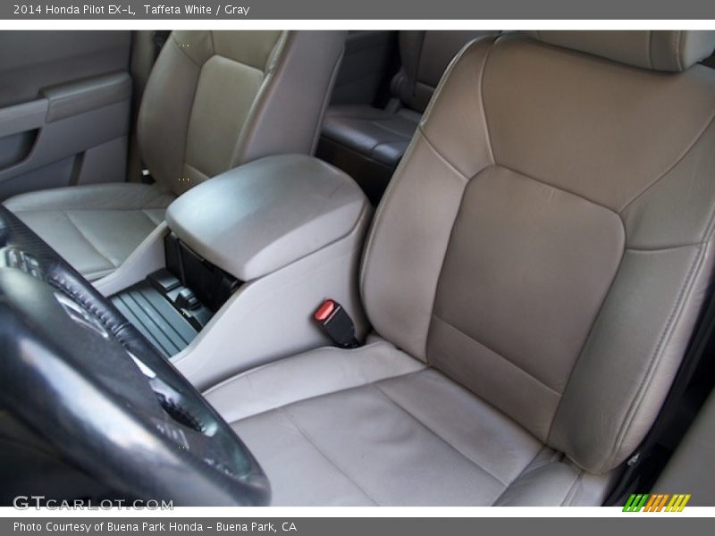 Taffeta White / Gray 2014 Honda Pilot EX-L