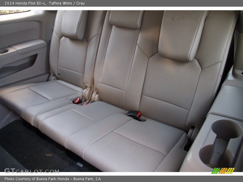 Taffeta White / Gray 2014 Honda Pilot EX-L