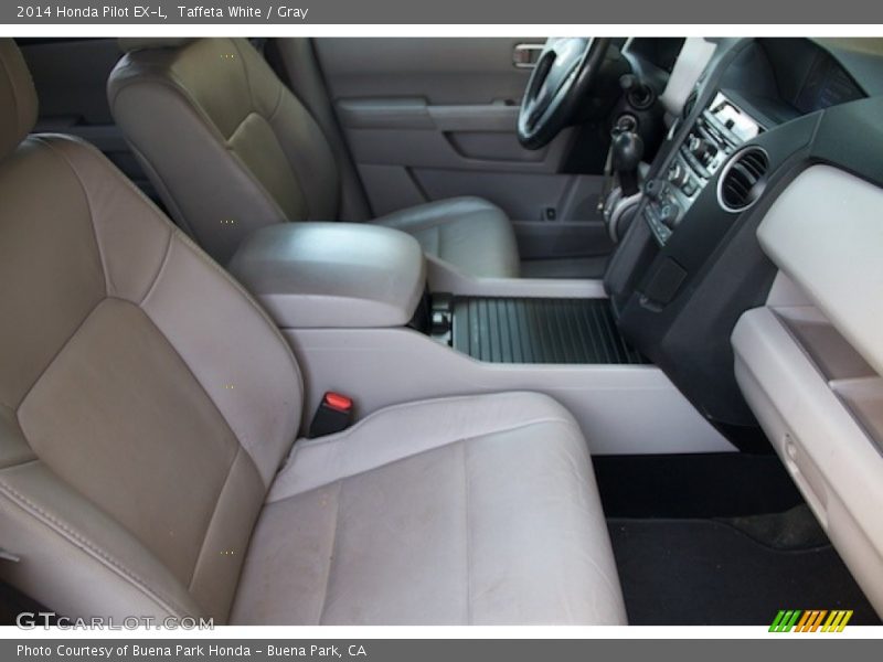 Taffeta White / Gray 2014 Honda Pilot EX-L