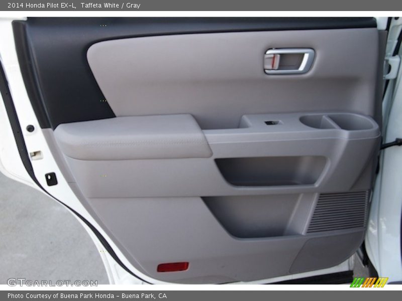 Taffeta White / Gray 2014 Honda Pilot EX-L