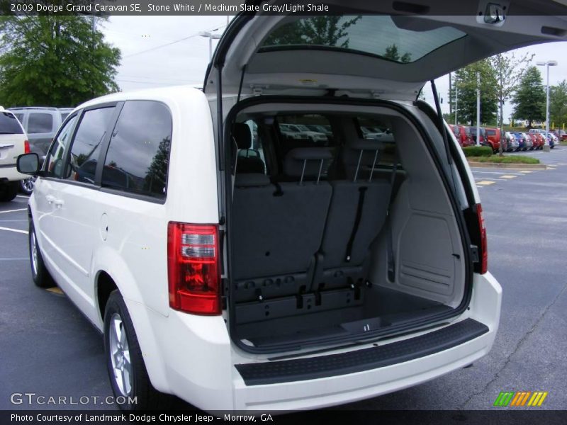 Stone White / Medium Slate Gray/Light Shale 2009 Dodge Grand Caravan SE