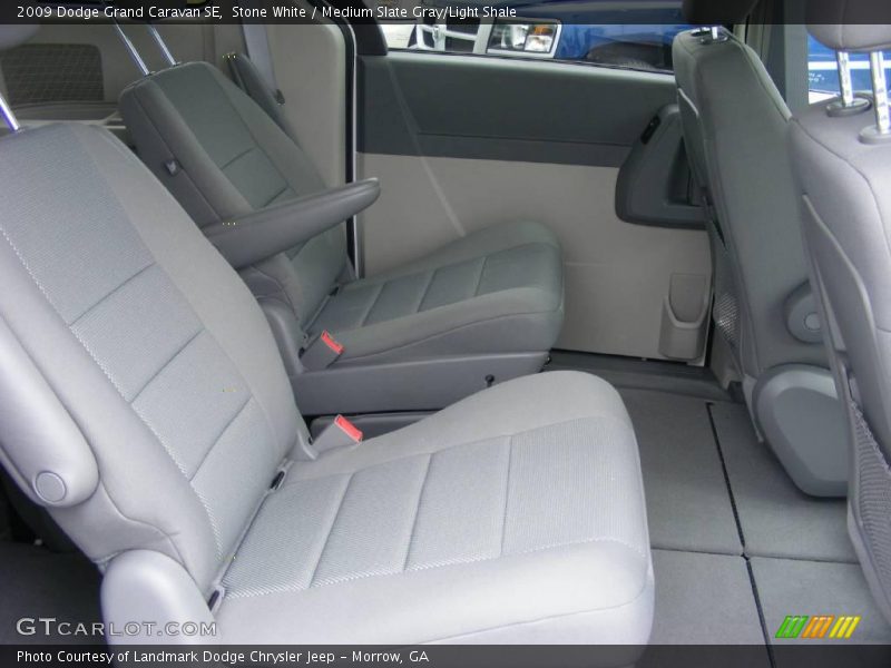 Stone White / Medium Slate Gray/Light Shale 2009 Dodge Grand Caravan SE