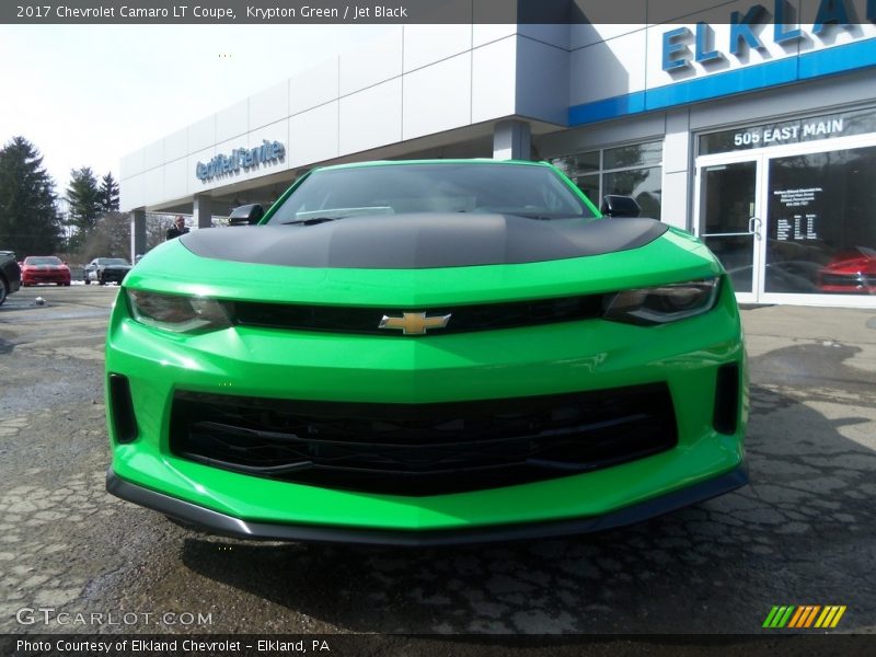 Krypton Green / Jet Black 2017 Chevrolet Camaro LT Coupe