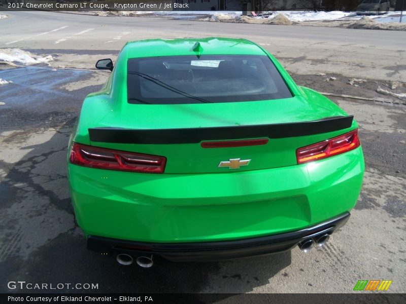 Krypton Green / Jet Black 2017 Chevrolet Camaro LT Coupe
