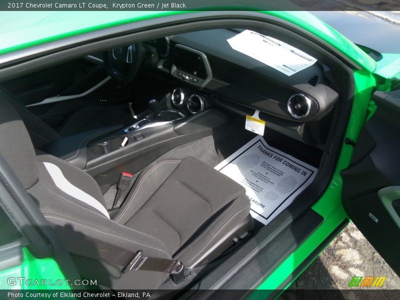 Front Seat of 2017 Camaro LT Coupe