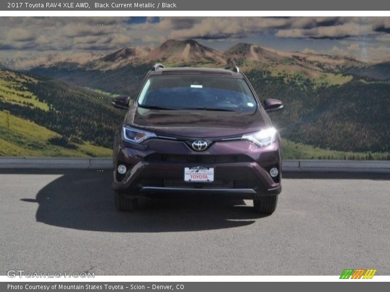 Black Current Metallic / Black 2017 Toyota RAV4 XLE AWD