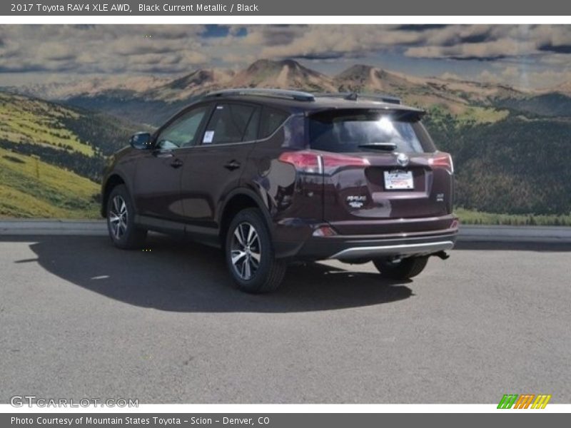 Black Current Metallic / Black 2017 Toyota RAV4 XLE AWD