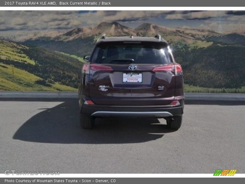 Black Current Metallic / Black 2017 Toyota RAV4 XLE AWD