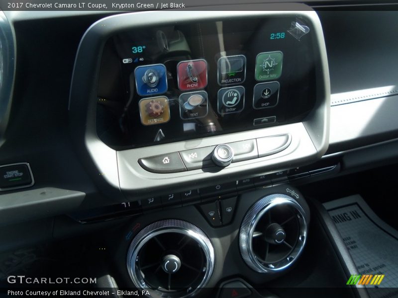 Krypton Green / Jet Black 2017 Chevrolet Camaro LT Coupe