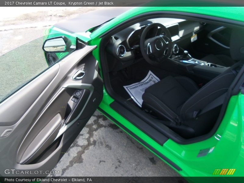  2017 Camaro LT Coupe Jet Black Interior