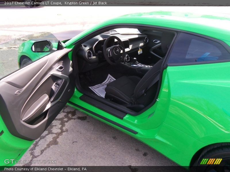 Krypton Green / Jet Black 2017 Chevrolet Camaro LT Coupe