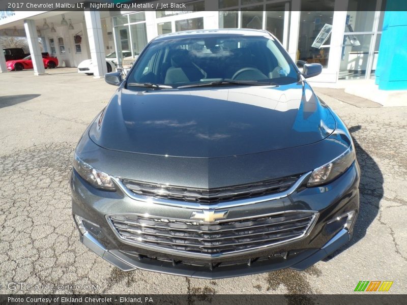 Nightfall Gray Metallic / Jet Black 2017 Chevrolet Malibu LT
