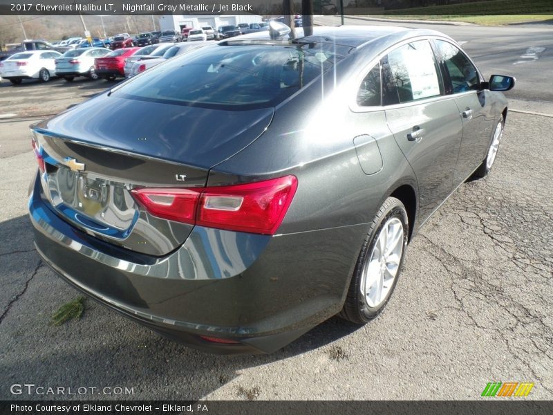 Nightfall Gray Metallic / Jet Black 2017 Chevrolet Malibu LT