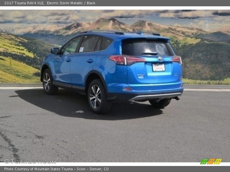 Electric Storm Metallic / Black 2017 Toyota RAV4 XLE