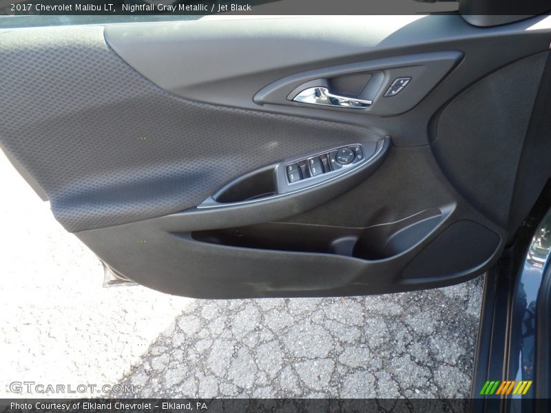 Nightfall Gray Metallic / Jet Black 2017 Chevrolet Malibu LT
