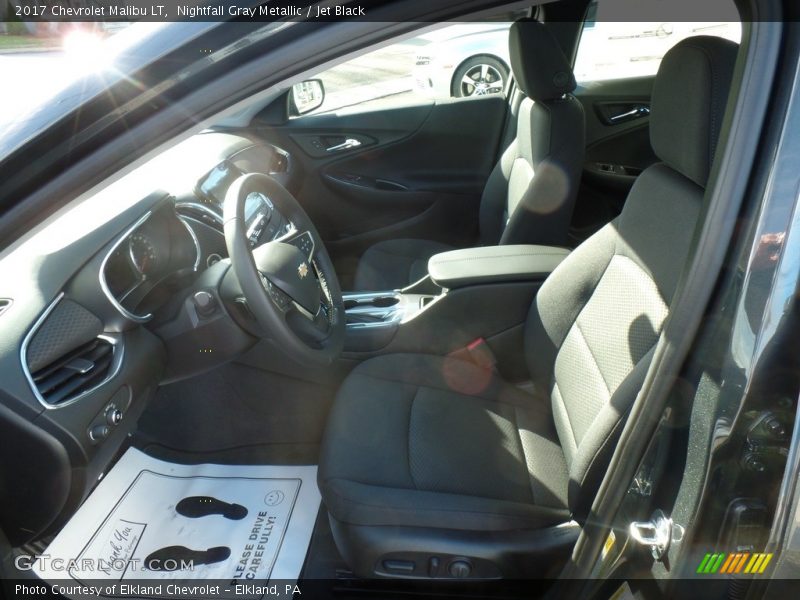 Nightfall Gray Metallic / Jet Black 2017 Chevrolet Malibu LT