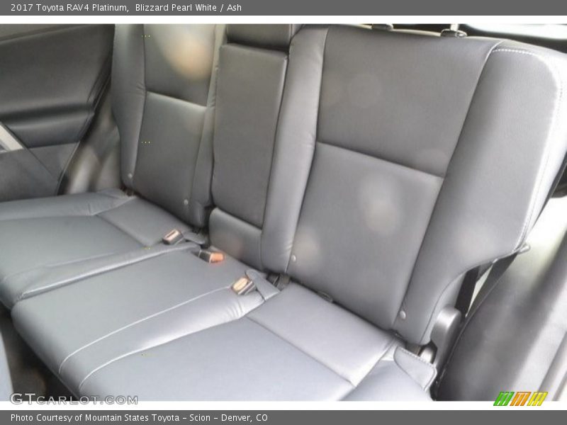 Blizzard Pearl White / Ash 2017 Toyota RAV4 Platinum