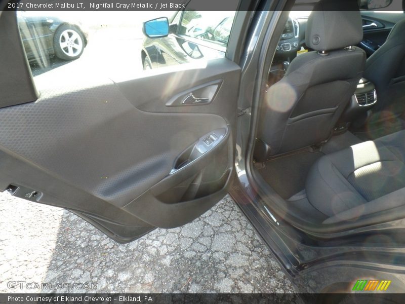 Nightfall Gray Metallic / Jet Black 2017 Chevrolet Malibu LT