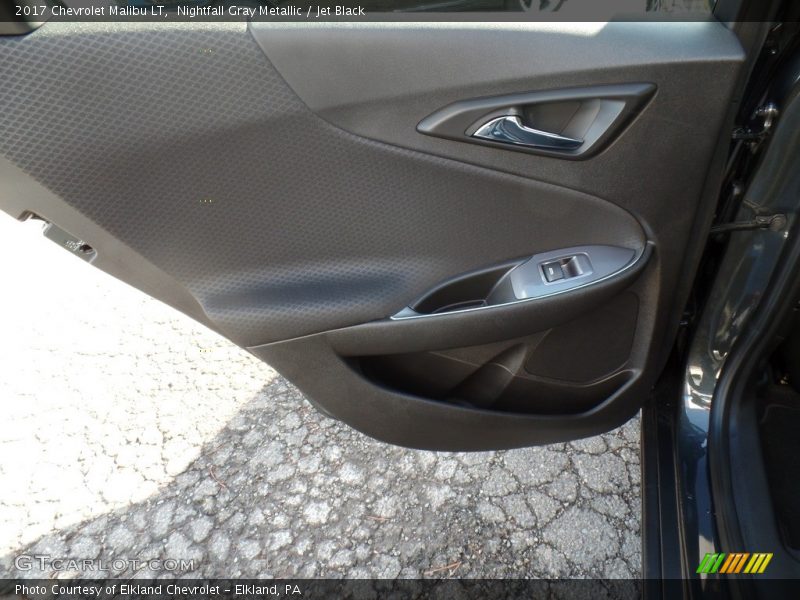 Nightfall Gray Metallic / Jet Black 2017 Chevrolet Malibu LT