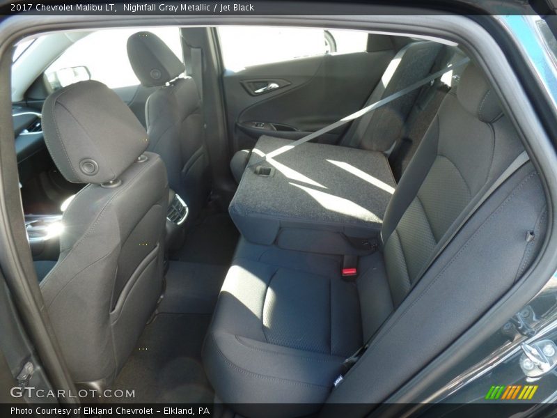 Nightfall Gray Metallic / Jet Black 2017 Chevrolet Malibu LT