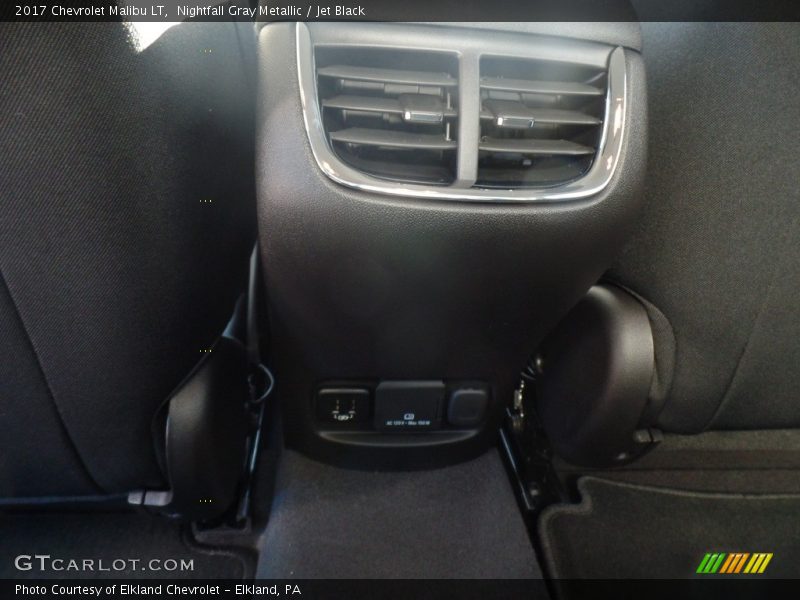 Nightfall Gray Metallic / Jet Black 2017 Chevrolet Malibu LT